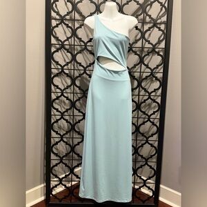 Susana Monaco One-Shoulder Dress in Light Blue